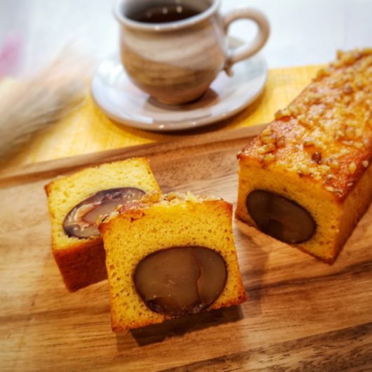 ごろっと渋皮栗&たっぷり蜜芋のパウンドケーキ・米粉【米麹発酵パウンドケーキ】
