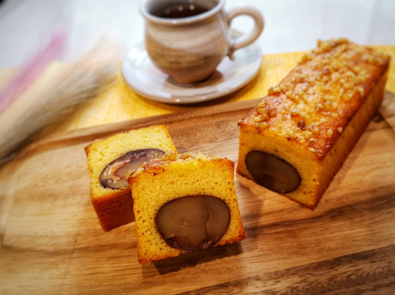 ごろっと渋皮栗&たっぷり蜜芋のパウンドケーキ・米粉【米麹発酵パウンドケーキ】